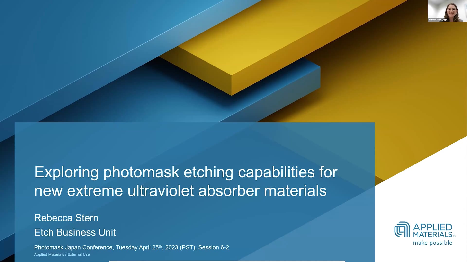 【6-2】Exploring Photomask Etching Capabilities For New EUV Absorber ...