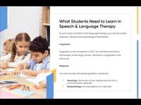 Module 01 - An Overview of Speech Therapy