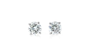 1.50 ct. t.w. Lab-Grown Diamond Stud Earrings in 14kt White Gold