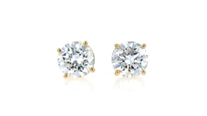 3.00 ct. t.w. Lab-Grown Diamond Stud Earrings in 14kt Yellow Gold