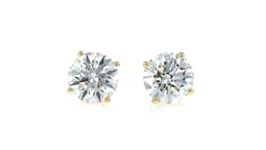 4.00 ct. t.w. Lab-Grown Diamond Stud Earrings in 14kt Yellow Gold