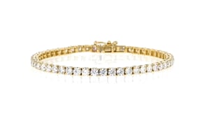 7.00 ct. t.w. Lab-Grown Diamond Tennis Bracelet in 14kt Yellow Gold