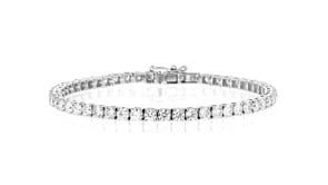 7.00 ct. t.w. Lab-Grown Diamond Tennis Bracelet in 14kt White Gold