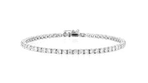 5.00 ct. t.w. Lab-Grown Diamond Tennis Bracelet in 14kt White Gold