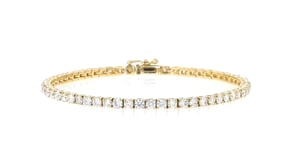 5.00 ct. t.w. Lab-Grown Diamond Tennis Bracelet in 14kt Yellow Gold