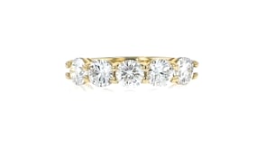 2.00 ct. t.w. Lab-Grown Diamond Five-Stone Ring in 14kt Yellow Gold