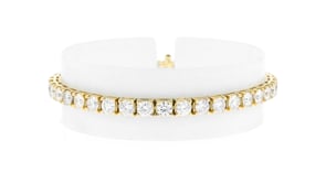 10.00 ct. t.w. Lab-Grown Diamond Tennis Bracelet in 14kt Yellow Gold