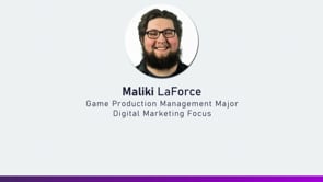 Vimeo video thumbnail for Maliki LaForce Video Resume