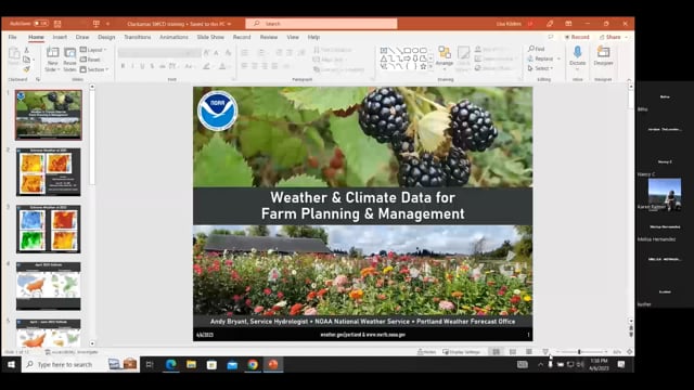 Weather and Climate Data for Farm Planning and Management