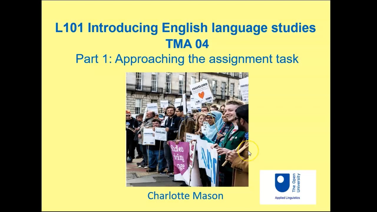 TMA04 Screencast Part 1 Approching The Assignment Task On Vimeo