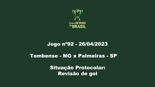 Palmeiras x Tombense-MG: informações, estatísticas e curiosidades