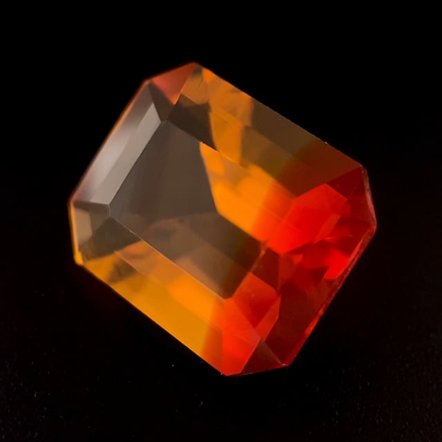 Fire Opal (rare bi-color gem)