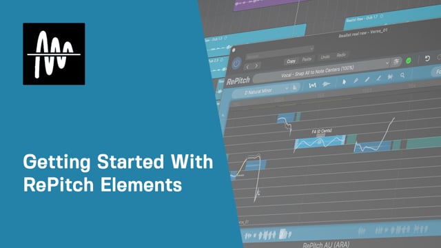 Getting Started With RePitch Elements