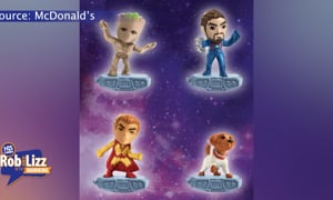 Gaurdians of The Galaxy 3 McDonald's Toys