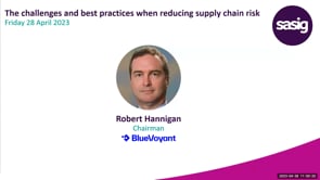 Friday 28 April 2023 - The challenges and best practices when reducing supply chain risk