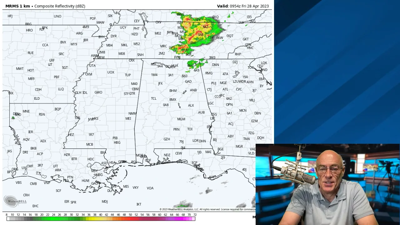 James Spann forecasts a mostly dry Friday for Alabama on Vimeo