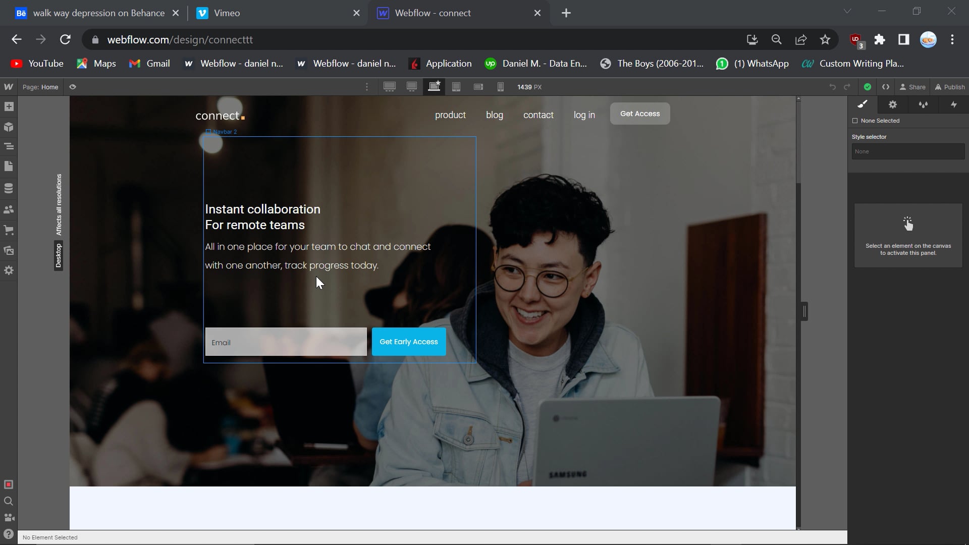 connect video on Vimeo