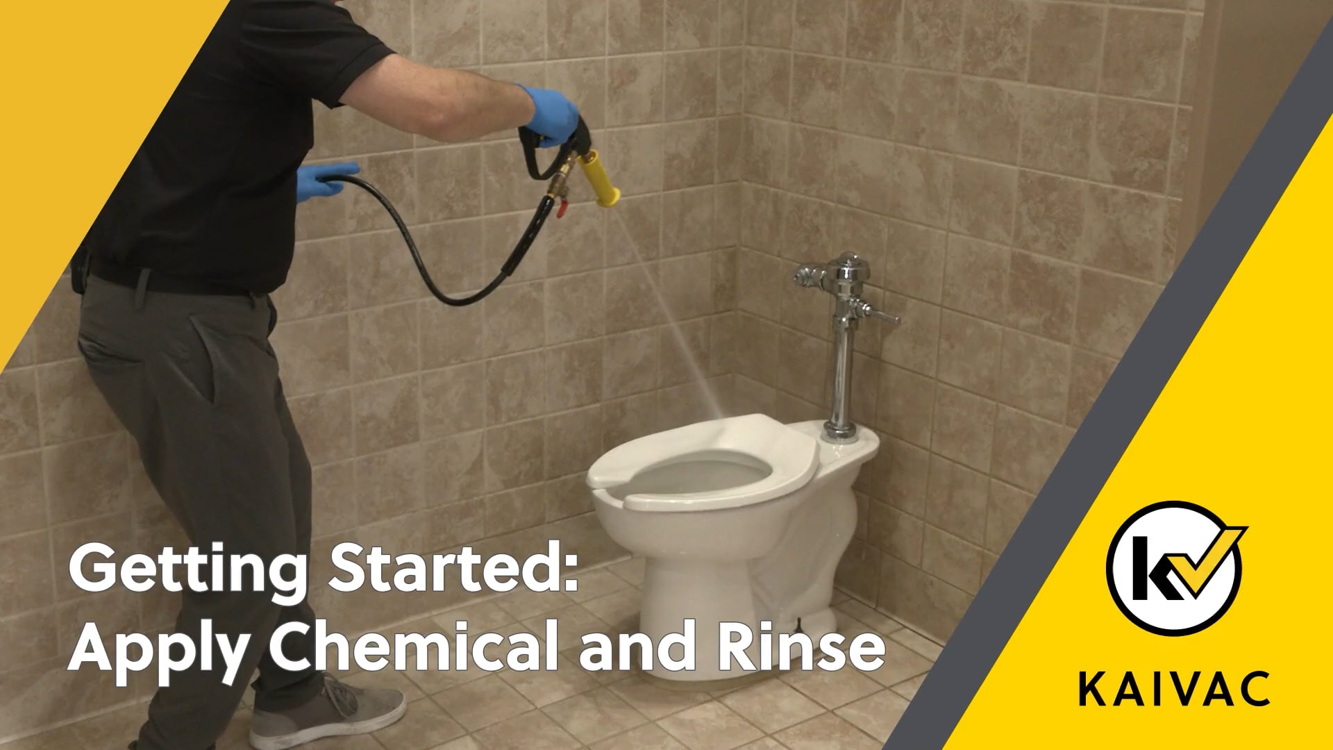 Getting Started: Apply Chemical and Rinse - video thumbnail