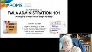 FMLA 101 Managing Compliance Step-By-Step (Part 2) video
