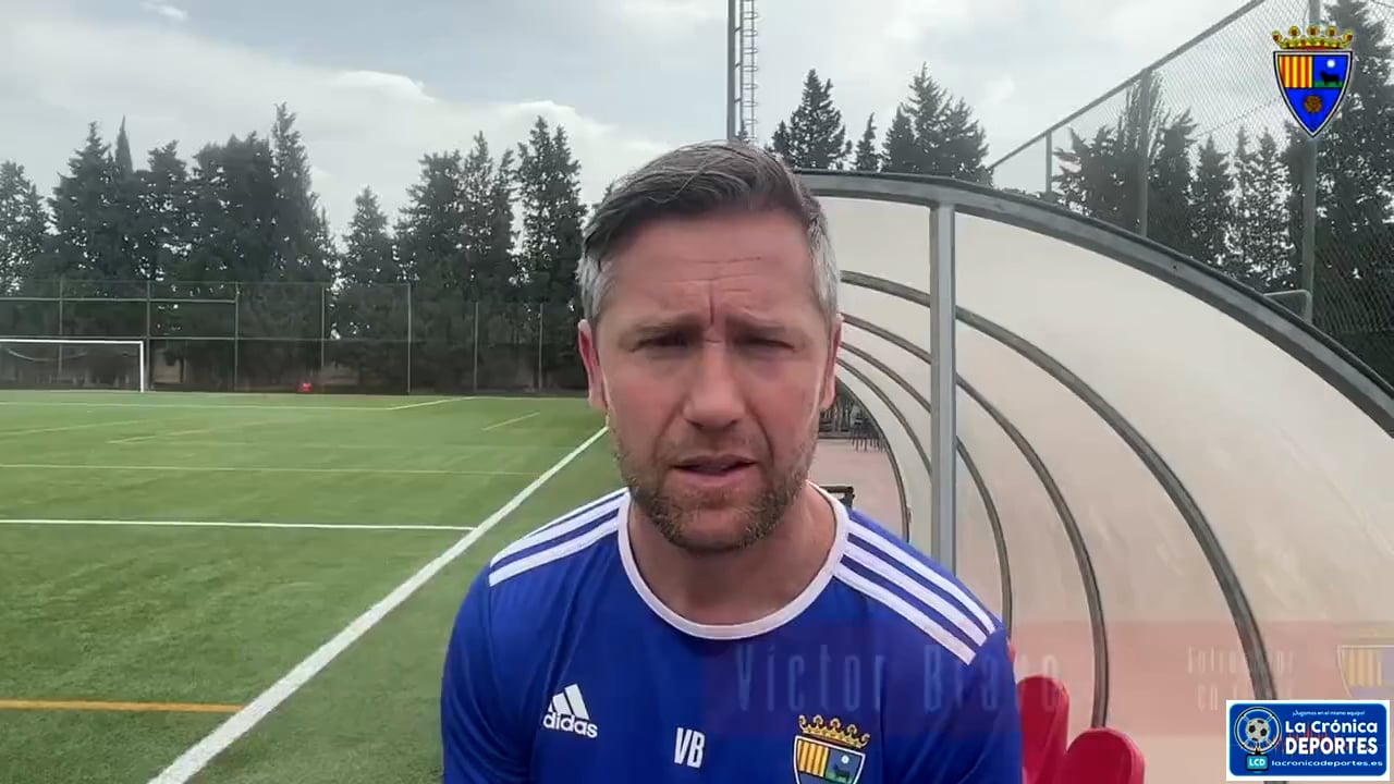 LA PREVIA / CD Teruel - Formentera / VÍCTOR BRAVO (Entrenador Teruel) J34 / 2ª RFEF - Grupo 3 / Fuente: CD Teruel 