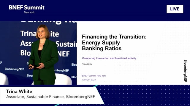 Watch "<h3>BNEF Talk: Financing the Transition: Energy Supply Banking Ratios</h3>
Katrina White, Sustainable Finance Associate, BloombergNEF"