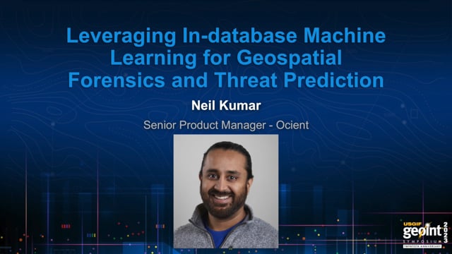 Leveraging In-database Machine Learning for Geospatial Forensics and Threat Prediction