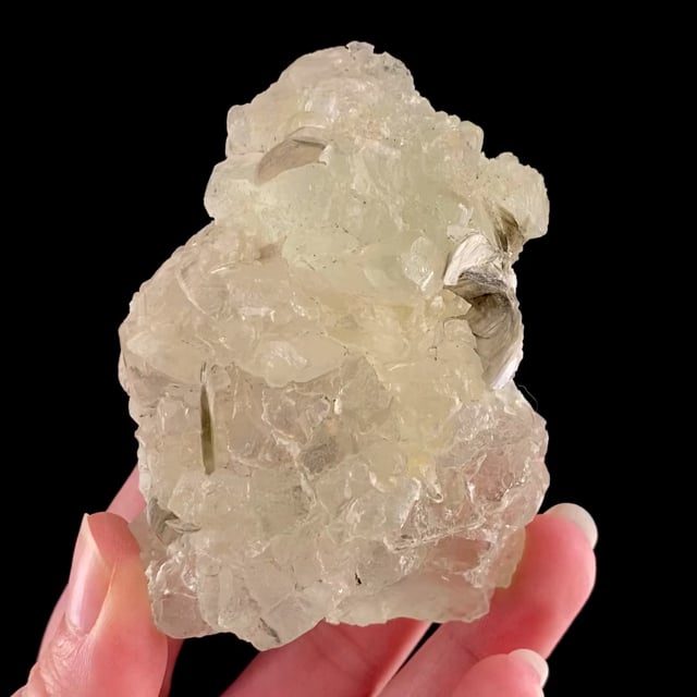 Fluorite (gemmy crystals) with Muscovite