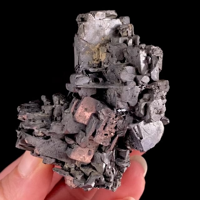 Galena (unique skeletal cubic crystals)