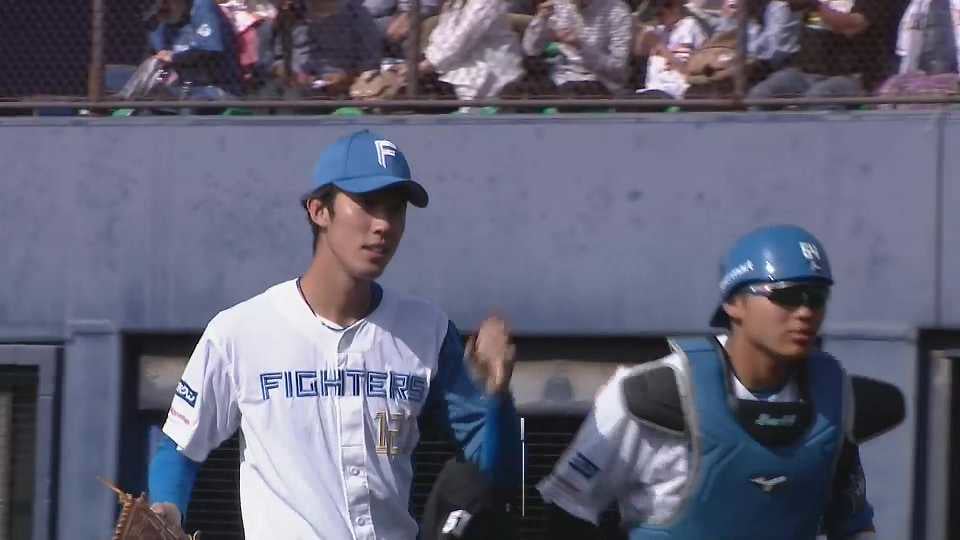 【ファーム】ファイターズ・福島蓮 2回無失点!! 相手の反撃を許さない好投!!  2023年4月29日 北海道日本ハムファイターズ 対 読売ジャイアンツ