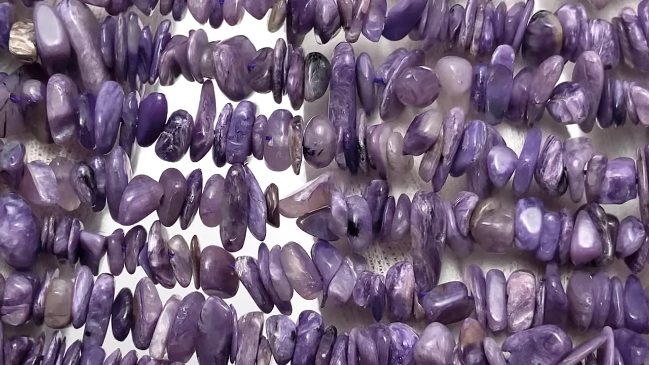 チャロアイト（産地・ロシア） チップ（ミニタンブル） ｜天然石ビーズ