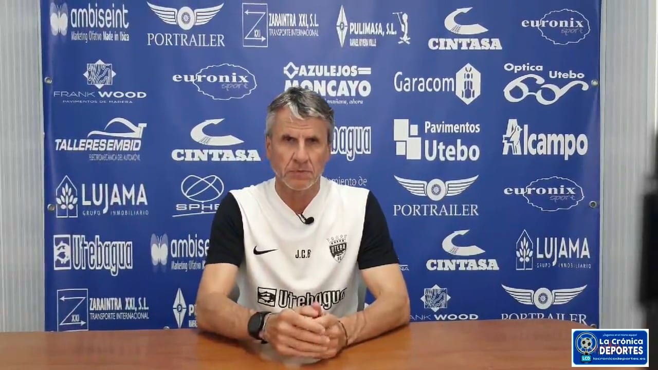 LA PREVIA / CD Brea - Utebo FC / JUAN CARLOS BELTRÁN (Entrenador Utebo) J32 / 2ª RFEF - Grupo 2 / Fuente: Utebo FC