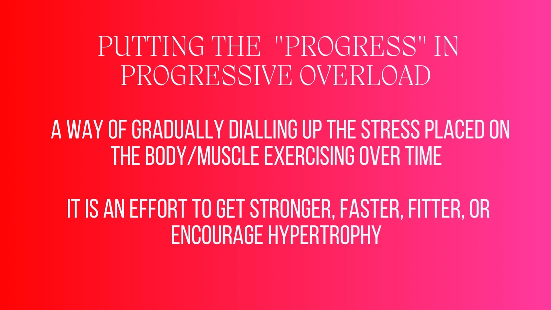 PROGRESSIVE OVERLOAD + GLUTE GROWTH (1) on Vimeo