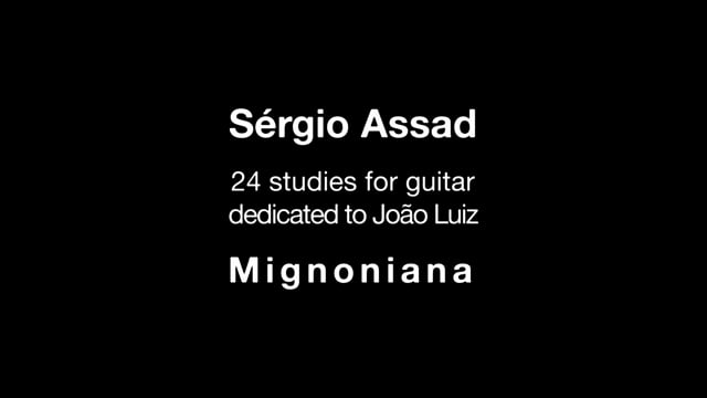 Joao Luiz plays Sergio Assad