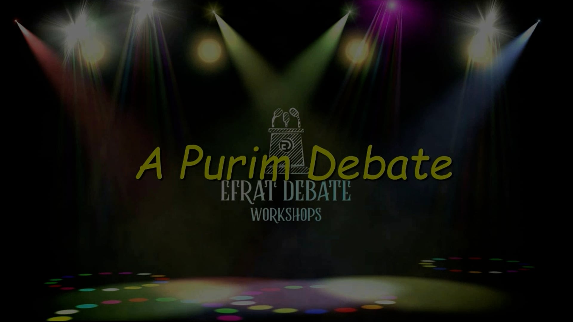 Purim Debate Tanya v Kylie