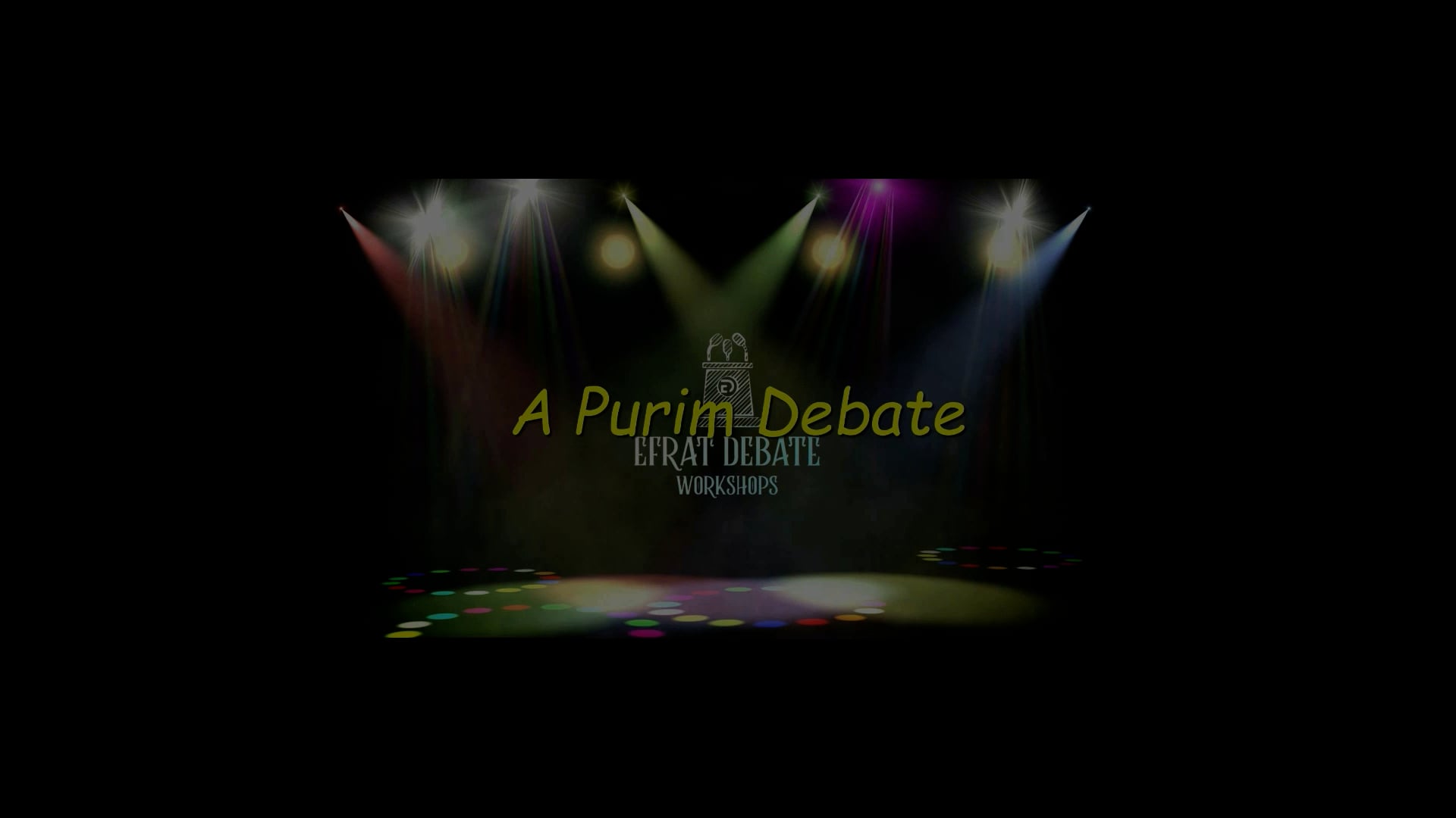 Purim Debate Tanya v Kylie