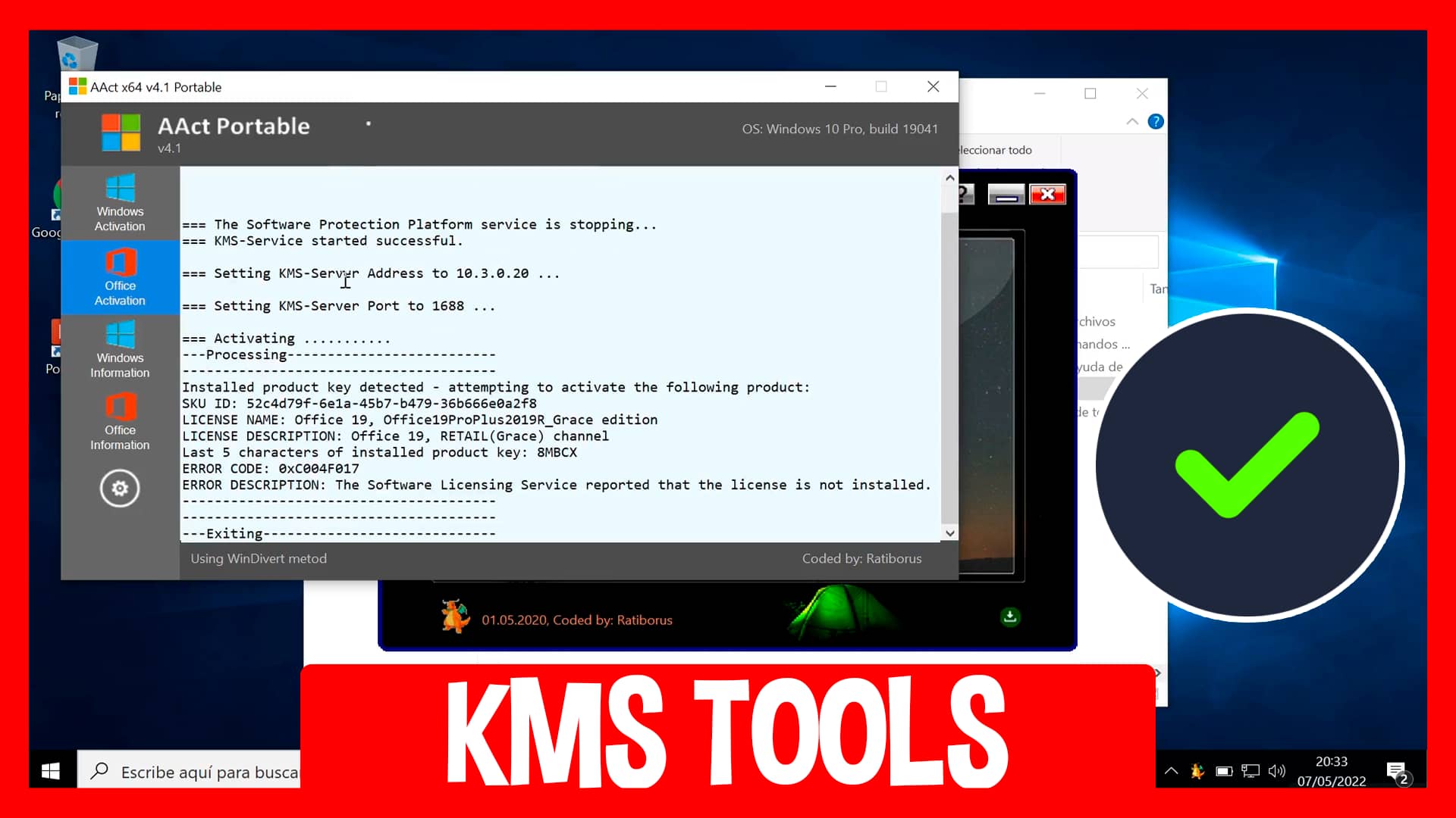 Activar office 2019 kms tools como activador de office 2019