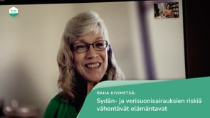 Sydän- ja verisuonisairauksien riskiä vähentävät elämäntavat – Raija Kivimetsä – Tietokirjailija, yrttiterapeutti, FM