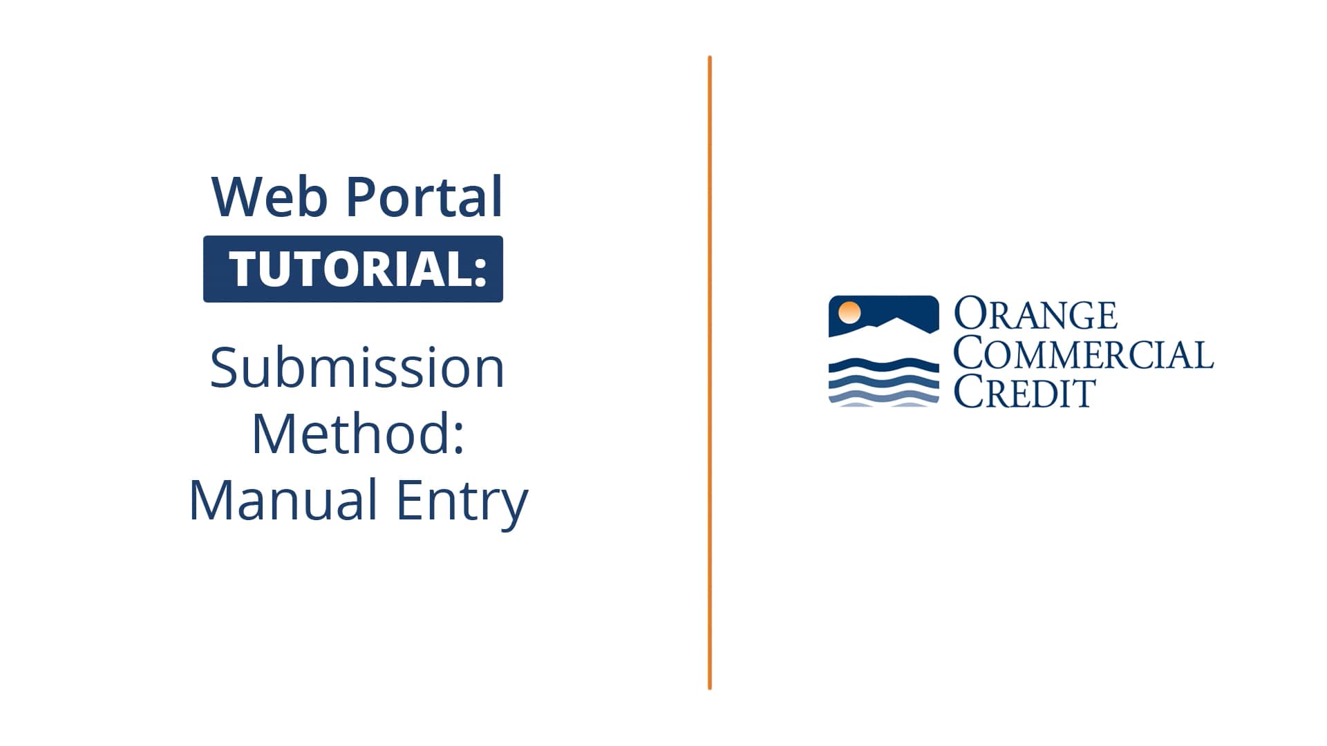 Submission Method Manual Entry on Vimeo