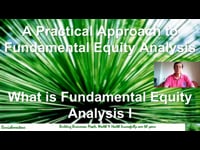 Understanding Fundamental Equity Analysis I