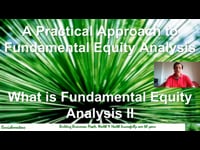 Understanding Fundamental Equity Analysis II