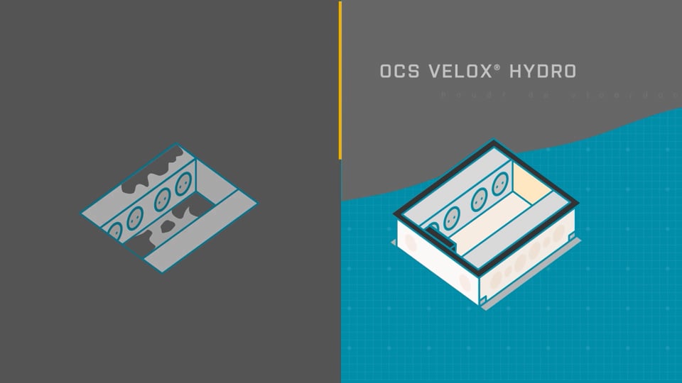 Video afspelen "Product animatie | Office Cabling Systems - OCS Velox Hydro product animatie (2023)"