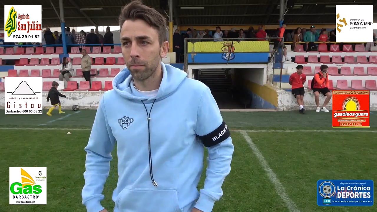 JOSÉ CARLOS GALLEGO (Entrenador Almudévar) AD Almudévar 2-1 SD Huesca B / "Semifinal Ida" PlayOff  de Ascenso a 2ª RFEF