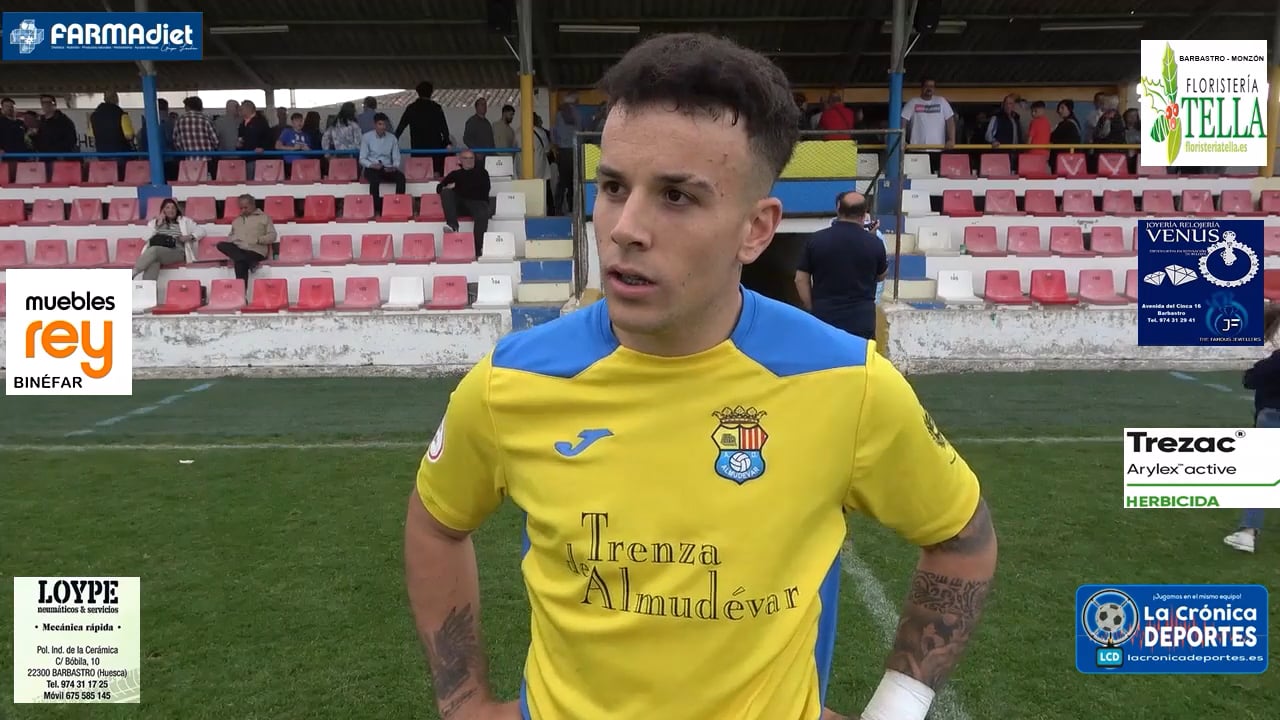 PUENTE (Jugador Almudévar) AD Almudévar 2-1 SD Huesca B / "Semifinal Ida" PlayOff  de Ascenso a 2ª RFEF