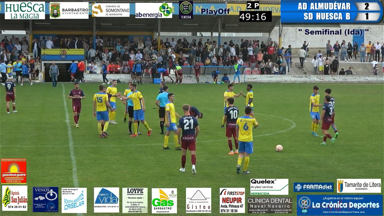 (RESUMEN Y GOLES) AD Almudévar 2-1 SD Huesca B / "Semifinal Ida" PlayOff de Ascenso a 2ª RFEF