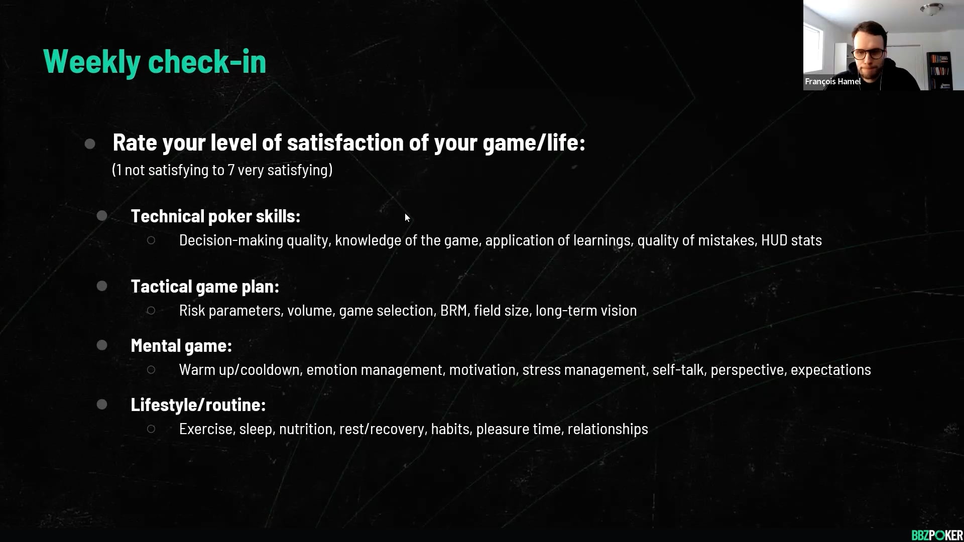 Psychological Framework and Performance Philosophy – Mental Game