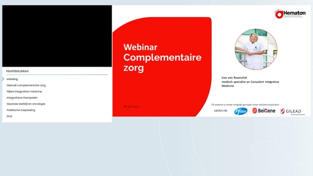 Webinar complementaire zorg