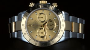 Pre-Owned Rolex Daytona Mens 40mm Automatic Stainless Steel and 18kt Yellow Gold Watch