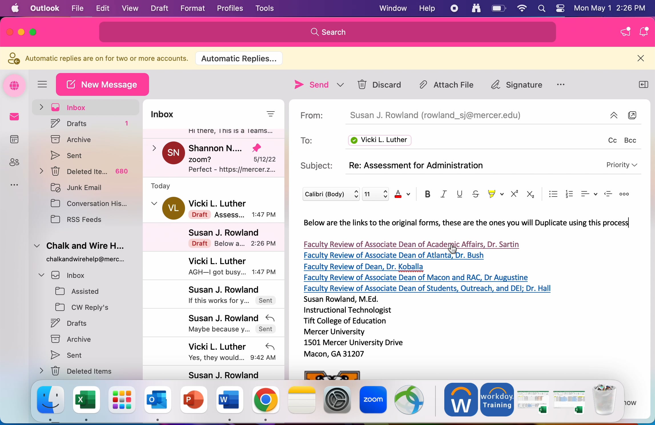 How to duplicate a form using the link sent on Vimeo