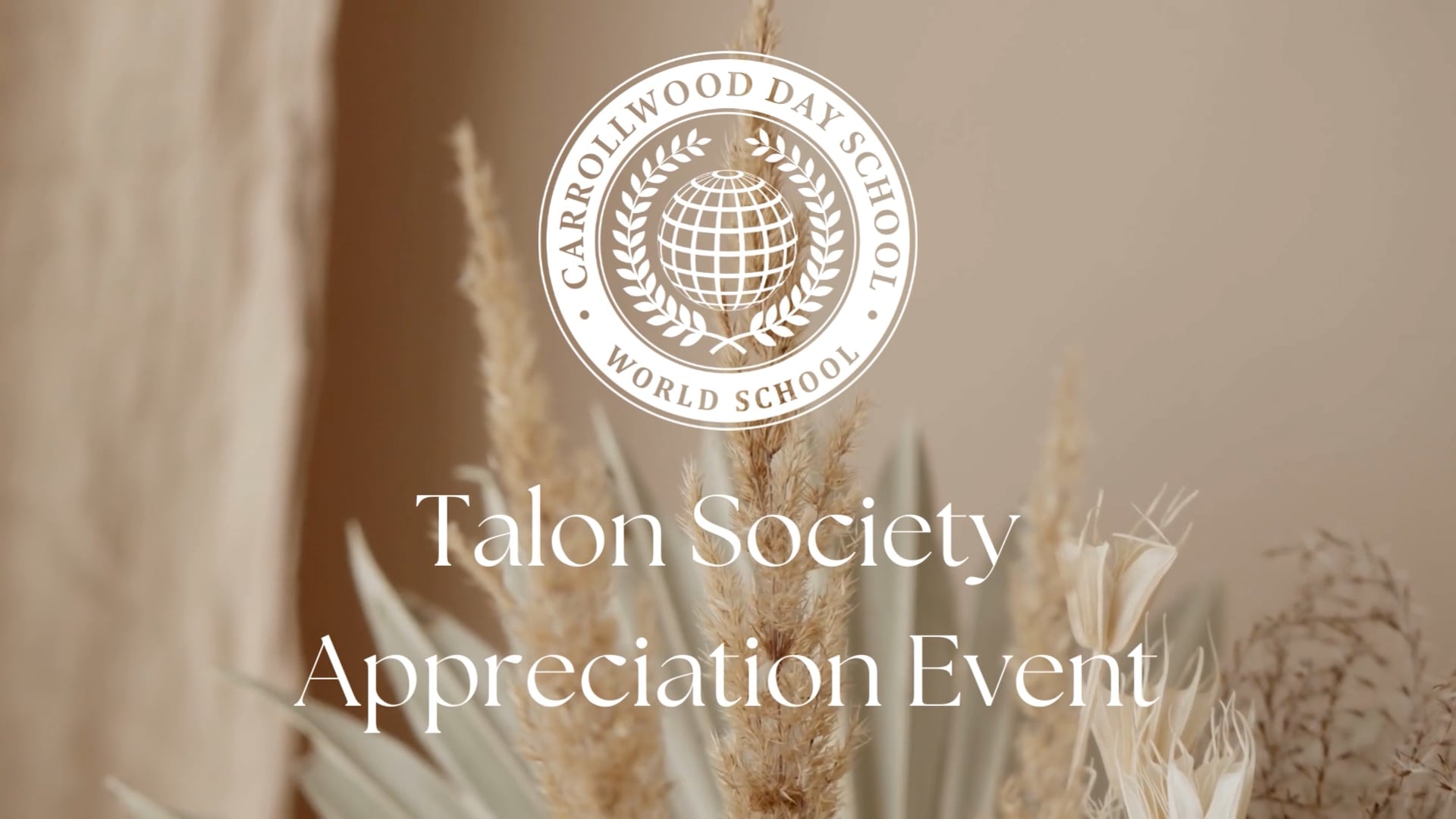 Talon Society Appreciation Event on Vimeo