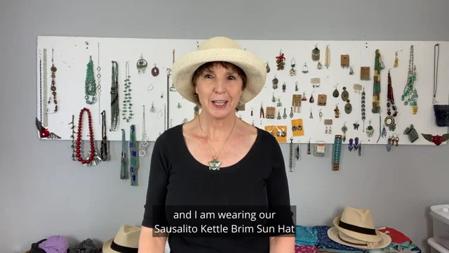 Sun Hats for Women Summer Beach Packable Travel 50+ UPF Sun Protection  Ladies Headwear for Small Heads Upturned Kettle Brim Sausalito Tan 